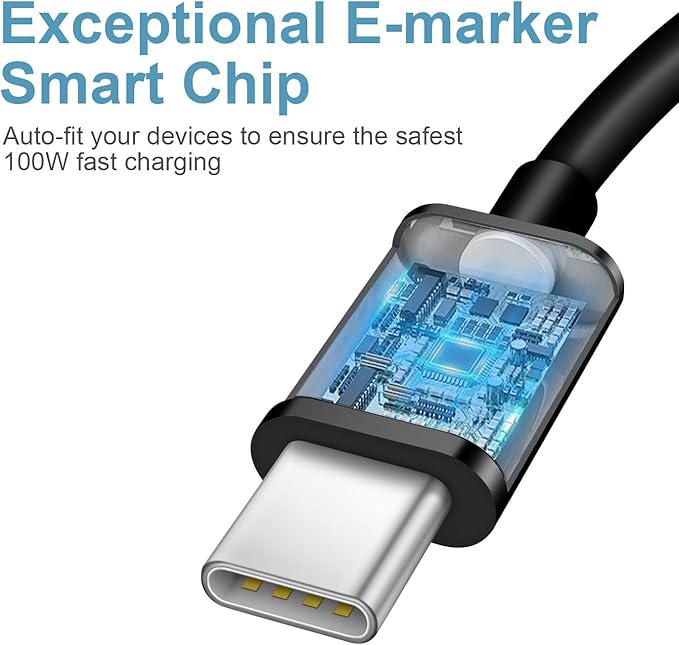 iPhone 17 16 15 Charger Fast Charging Type C Chargers USB C Charger Block iPhone Air Chargers with 2 Pack 6FT Cable for iPhone 17/17 Plus/17 Pro Max/16/16 Plus/16 Pro Max/15 Pro Max/iPad Pro(Black)