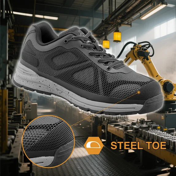 Brahma Men's Kamden Steel Toe Work Shoes