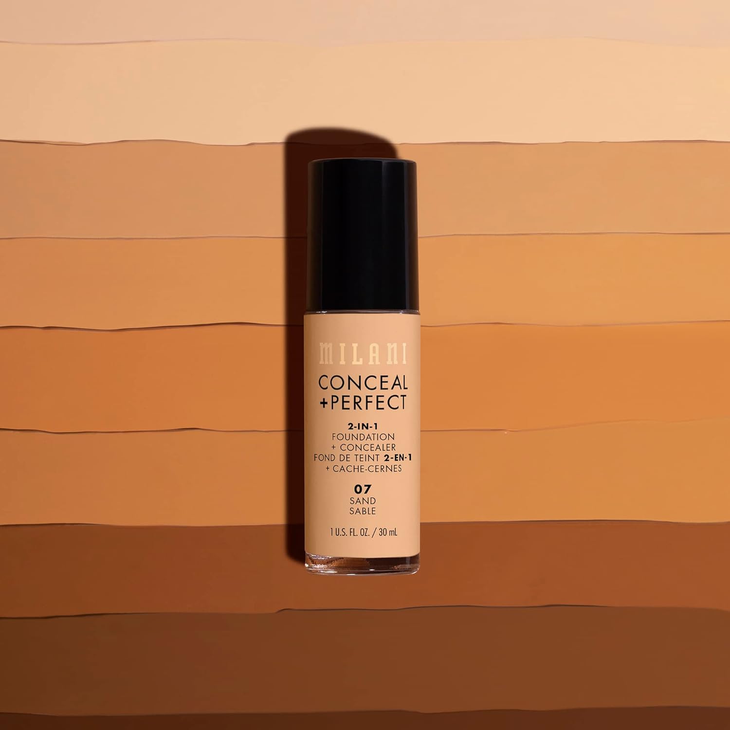 Milani Conceal + Perfect 2-in-1 Foundation + Concealer for a Flawless Complexion, Under Eye Corrector, Cover Redness and Imperfections, Waterproof and Sweatproof - 05A-Natural Beige