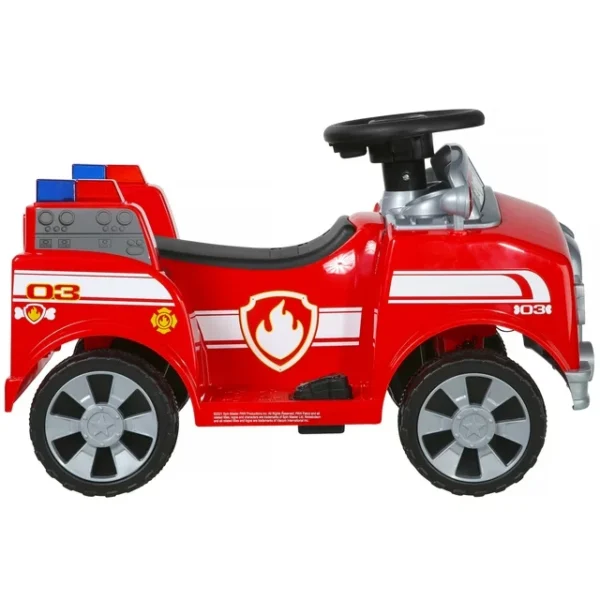 Dynacraft Paw Patrol Marshall 6 -volt Unisex Quad for Ages 1.5 - 3 Years - Image 3