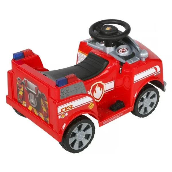 Dynacraft Paw Patrol Marshall 6 -volt Unisex Quad for Ages 1.5 - 3 Years - Image 2