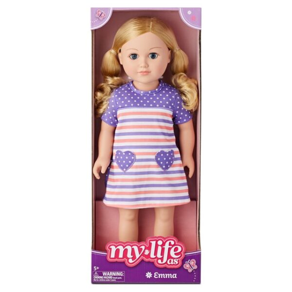 My Life As Poseable Everyday 18" Doll, Blonde Hair, Blue Eyes, Light Skin Tone - Image 4