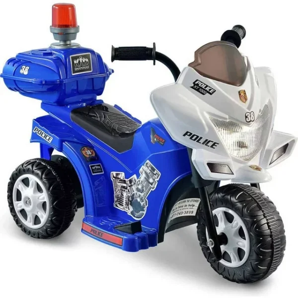 Kid Motorz Lil' Patrol 6-Volt Battery-Powered Ride-On Motorcycle