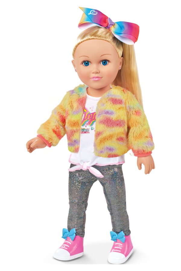 My Life As Poseable JoJo Siwa Pop Star 18” Doll, Blonde Hair, Blue Eyes, Light Skin Tone