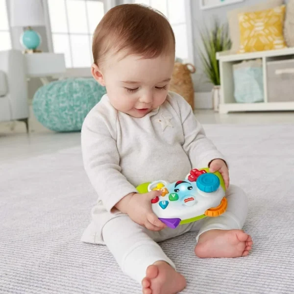 Fisher-Price Laugh & Learn Game & Learn Controller Baby & Toddler Musical Toy with Lights - Image 2